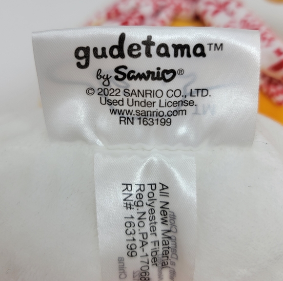 LOT of (3) NWOT/EUC Sanrio "Gudetama" The Lazy Egg Plushies - Picture 7 of 7